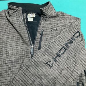 Cinch Softshell Stretch Bonded Jacket Brown Textured Full-Zip Mens XL Outdoor